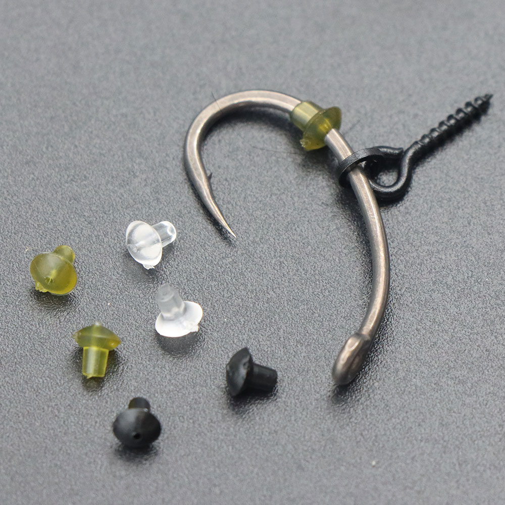 Fishing Equipment Carp - 50pcs ปลาคาร์พตะขอตกปลาหยุดลูกปัด Hook TIP Stoppers สําหรับปลาคาร์พ