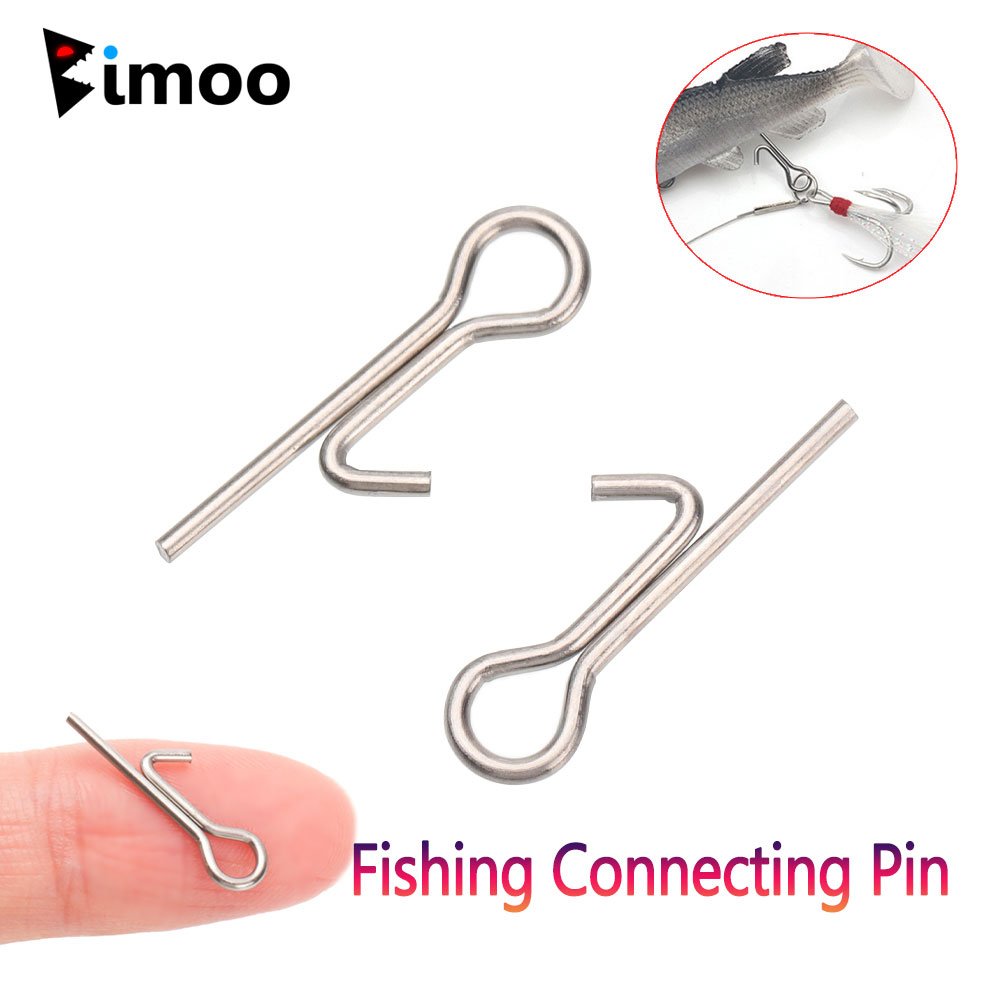 Fishing Equipment Cheap - เข็มเกี่ยวเหยื่อตกปลาแบบมีหนาม 50/100 ชิ้น พร้อมเข็มยึดและตัวล็อค สำหรับติดตั้งเหยื่อปลอม อุปกรณ์ตกปลา
