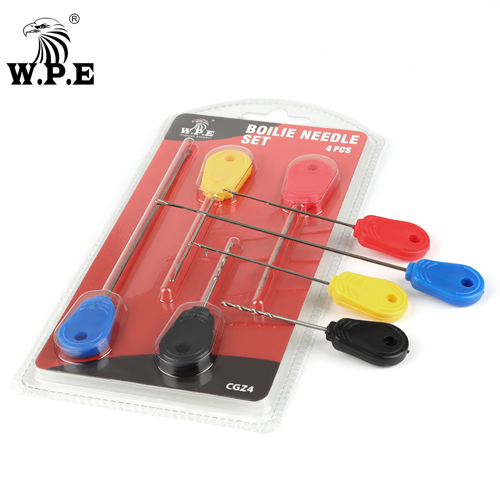 Fishing Equipment Cheap - W.P.E อุปกรณ์เสริมเครื่องมือตกปลา4 Pcs/1ชุด Boilie เข็มชุดเครื่องมือสแตนเลส Baiting