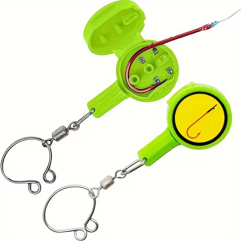 Ice Fishing Tip Up - อุปกรณ์ตกปลา 2 ชิ้น: เครื่องมือผูกปม, อุปกรณ์ตกปลากลางแจ้งสำหรับการตกปลาอเนกประสงค์