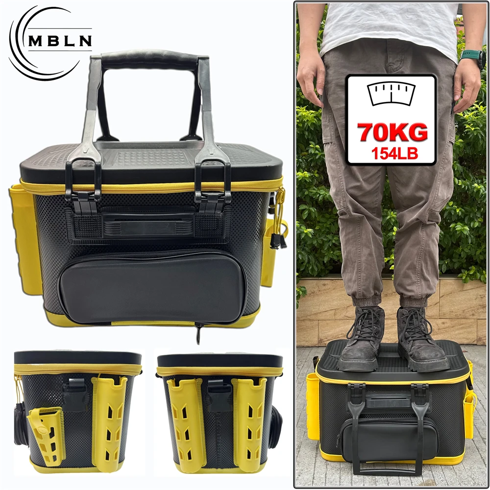 Fishing Equipment Brands - ยี่ห้อ MBLN,แบบพกพา EVA กล่องตกปลาสําหรับ Rod Storage,กันน้ําและทนทานเกียร์ตกปลากล่องเก็บปลาสดกล่องเก็บ