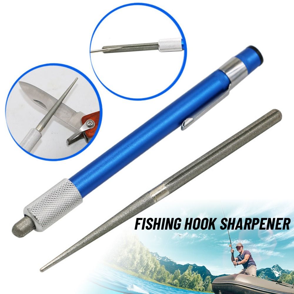 Fishing Equipment Carp - ที่ลับคมปากการูปตะขอตกปลาเครื่องมือกลางแจ้งของมาใหม่ลับมีดรูปเพชร