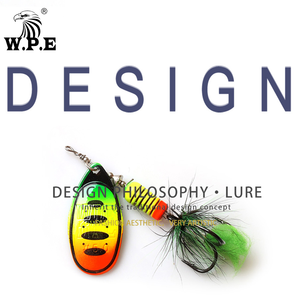 W.P.Eยี่ห้อใหม่ช้อน 1pcs 4 #/5 - Fishing Equipment Brands บทวิจารณ์และราคา