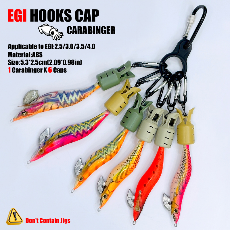 ปลาหมึกจิ๊กตะขอหมวกและคาราบิเน - Fishing Equipment Carp บทวิจารณ์และราคา